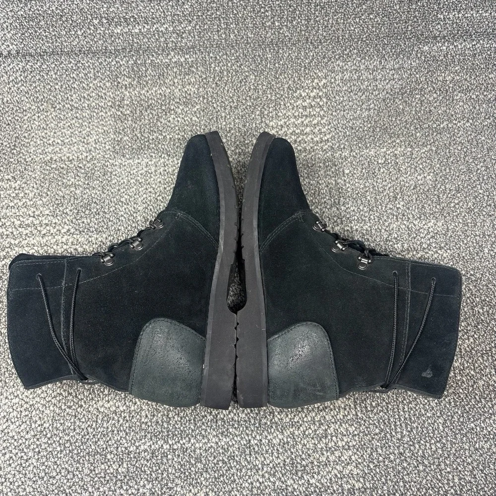 The North Face Ballard Lace II Black Suede Winter Boots Women's Size 9
